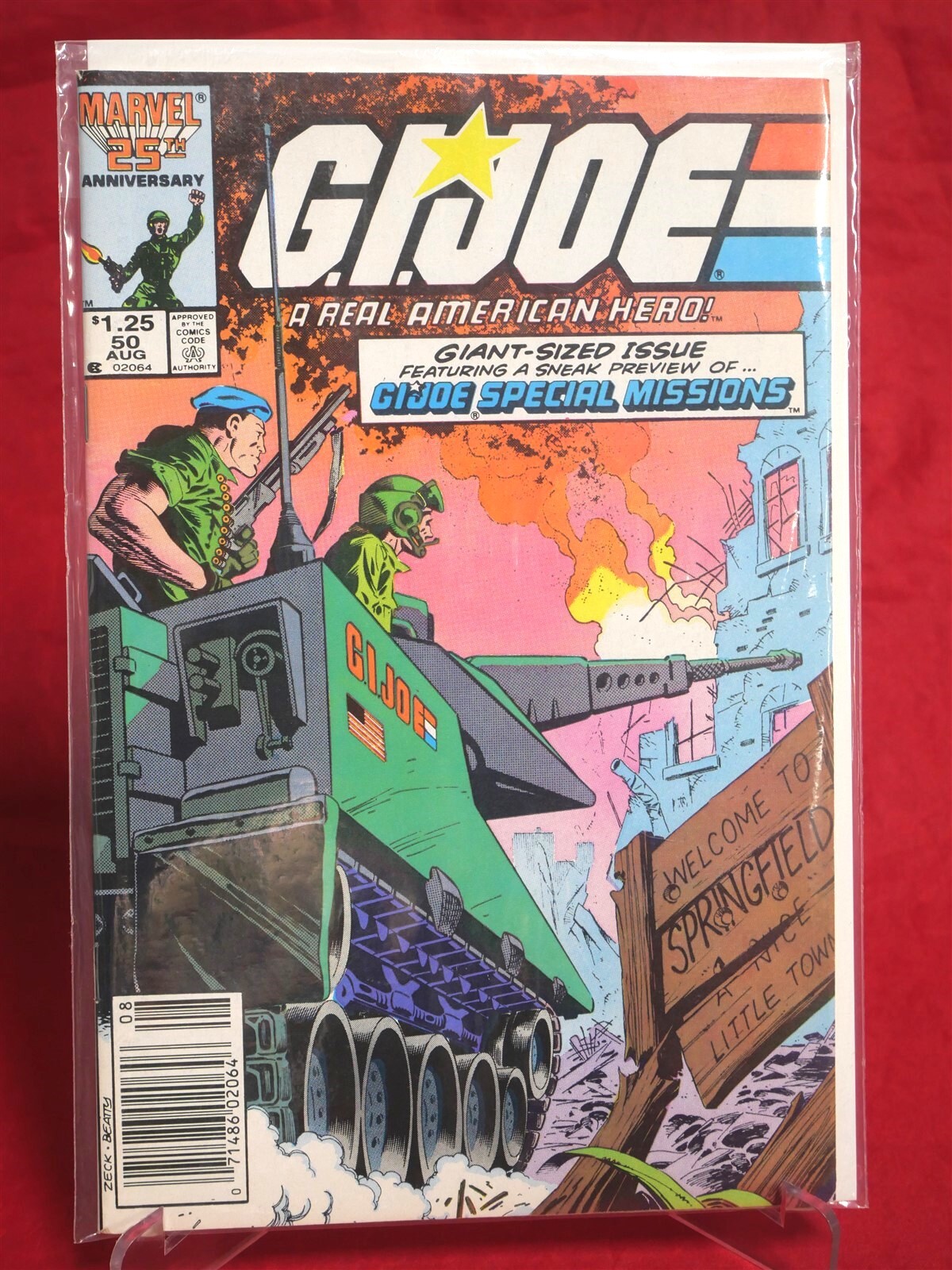 GI Joe Comic Book ARAH Issue #50 Marvel Comics Group A Real American Hero