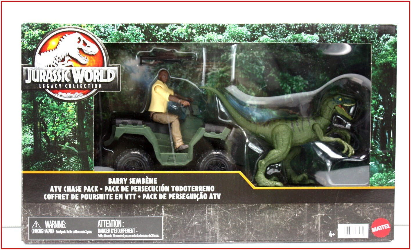 Jurassic World Legacy Collection BARRY SEMBENE ATV Chase Pack + CHARLIE 🌟NEW🌟