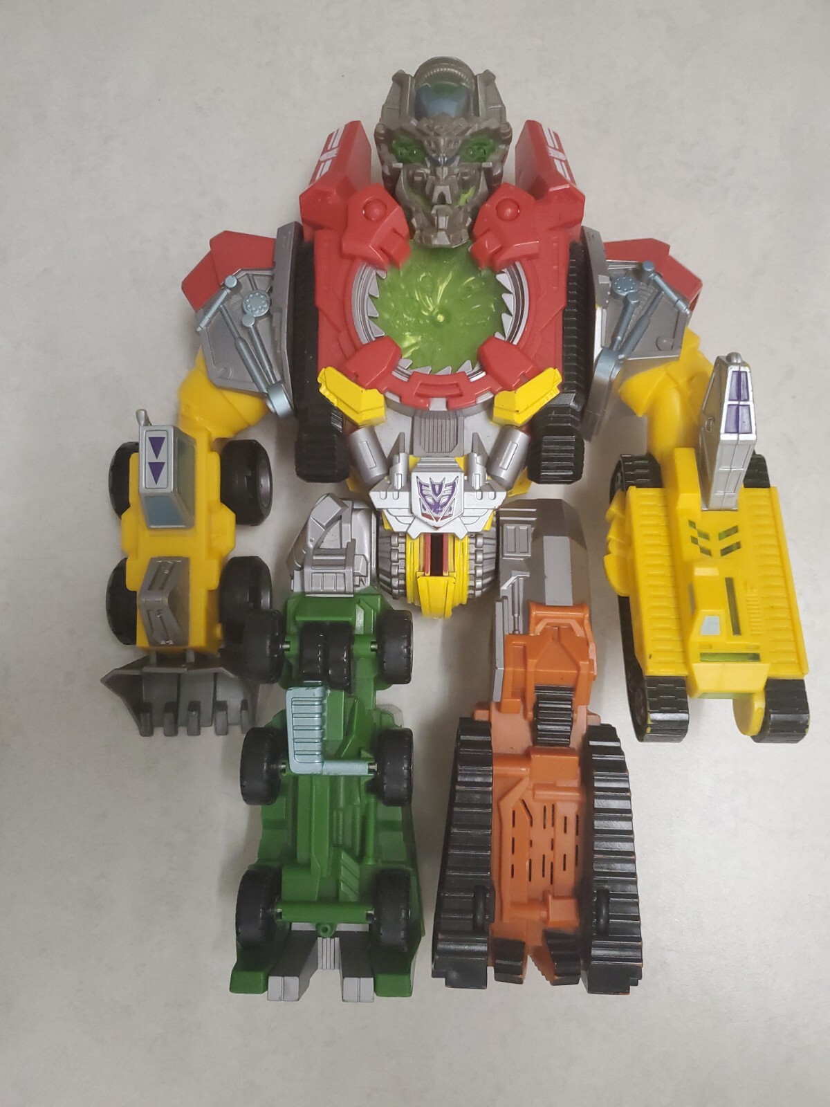 13&Prime; Mega Power Bots Devastator 2008: Hasbro Transformer Movie Construction Mode