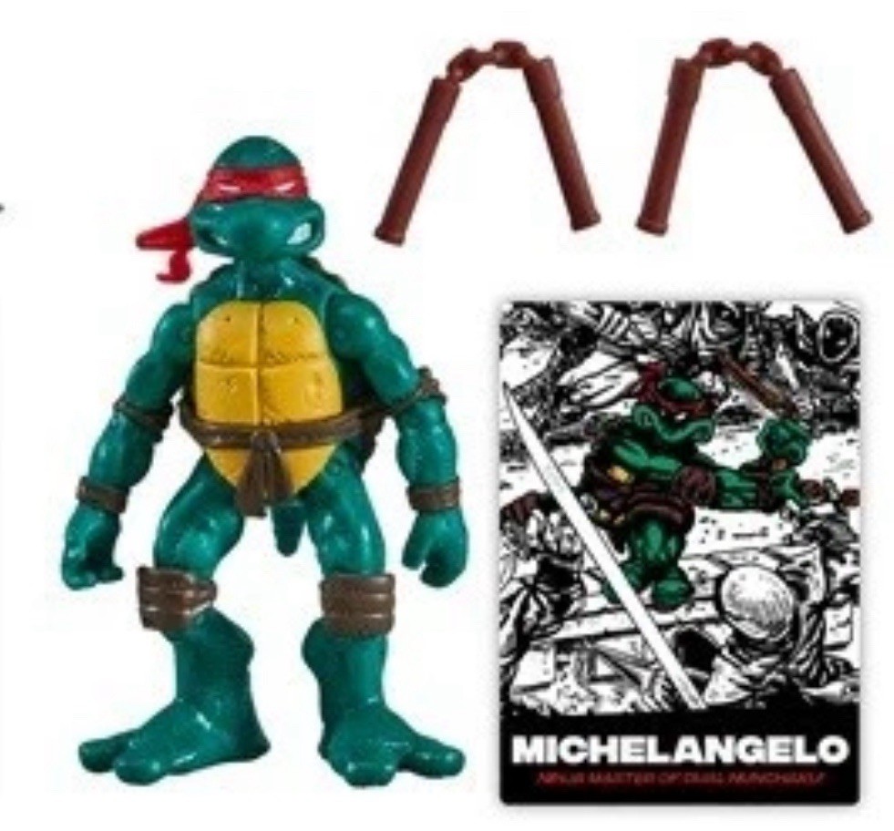 NEW TMNT SET OF ALL 4 Teenage Mutant Ninja Turtles Comic Book Series Figures! 🔥