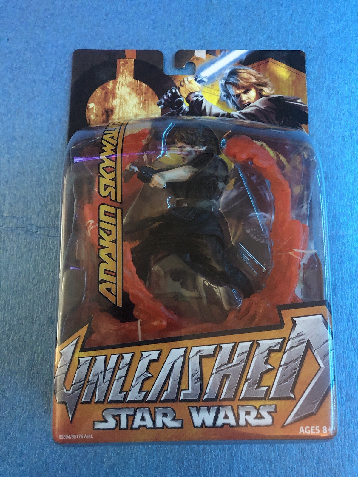 Star Wars Unleashed Anakin Skywalker & OBI Wan Kenobi Figures Sealed 2005 Set
