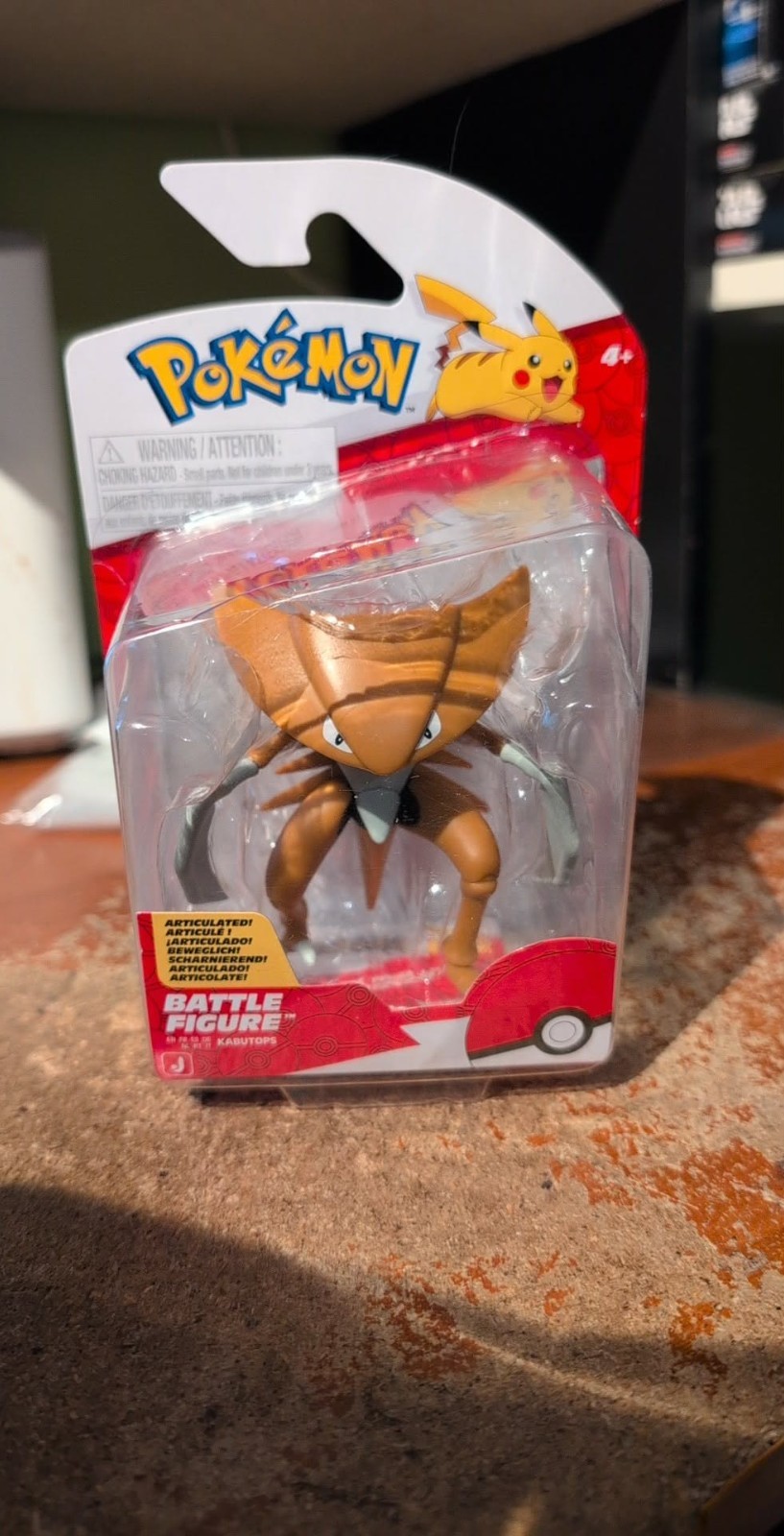 “Pokemon” Kabutops, Battle Figure, Jazwares New READ