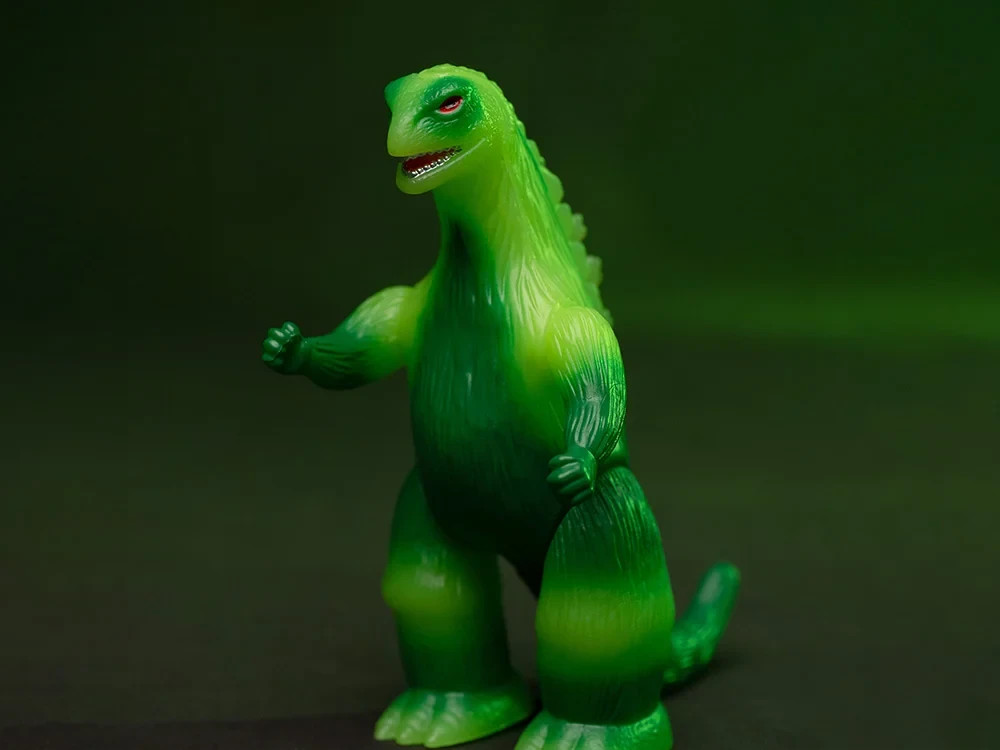Super7 GLOW-IN-THE-DARK MARUSAN SOFUBI TOHO GODZILLA Vinyl Figure UNPUNCHED MOC