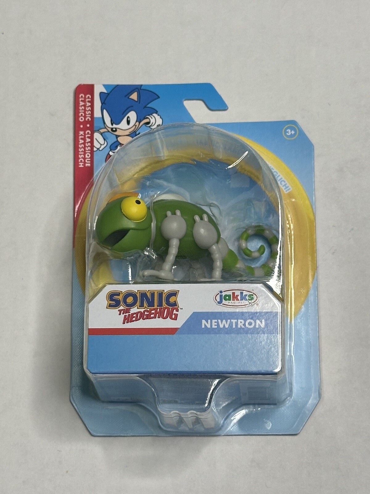 Sonic the Hedgehog Newtron 2.5&Prime; Articulated Figure Jakks Pacific New in Box