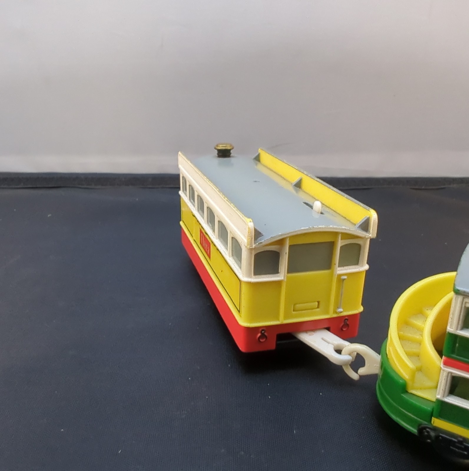 Motorized Trackmaster Thomas Friends Train Engine FLORA & TRAM Works HiT