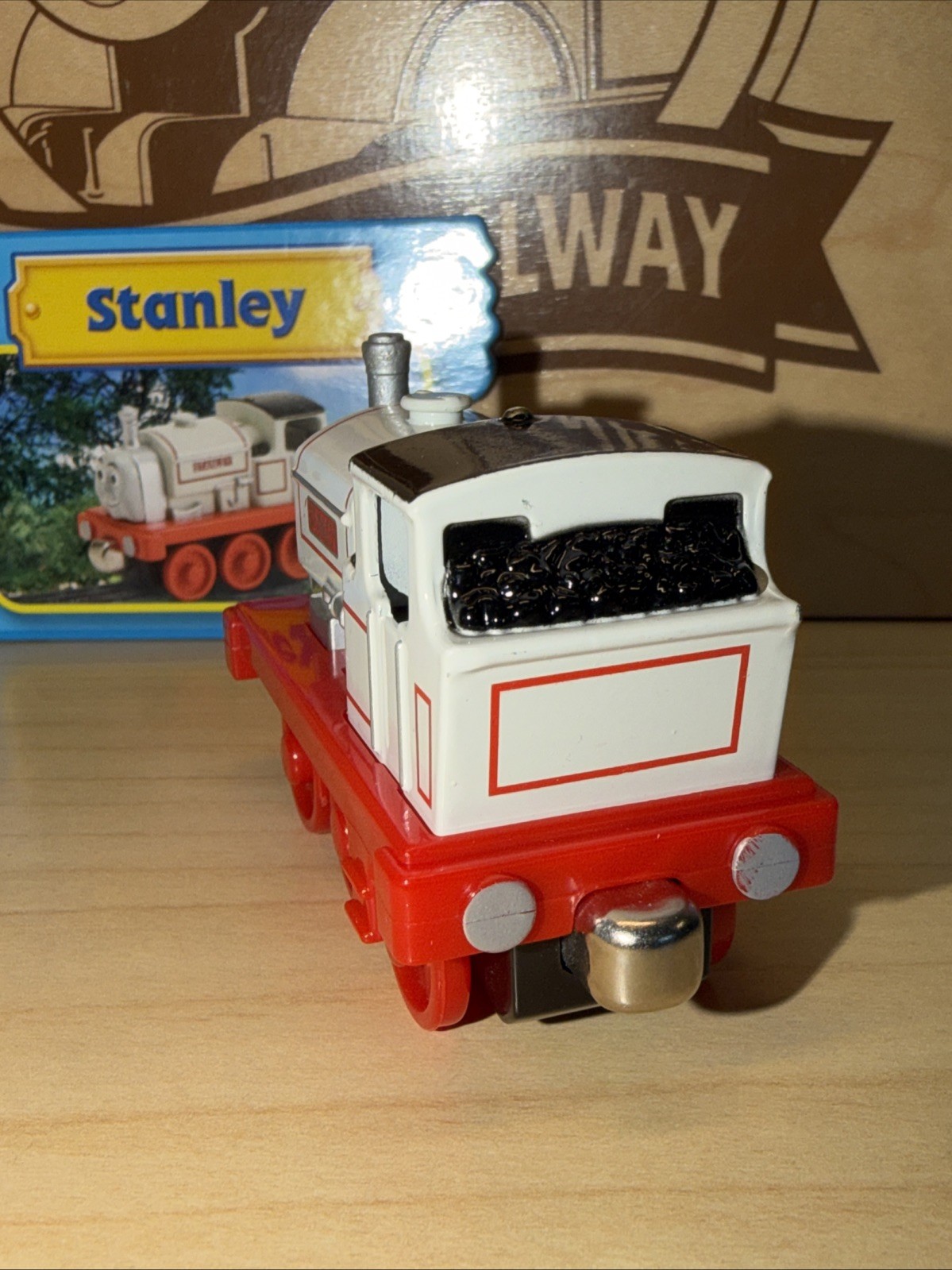 STANLEY ! THOMAS FRIENDS TRAIN Diecast 2007 TAKE N PLAY ALONG COLLECTOR CARD !
