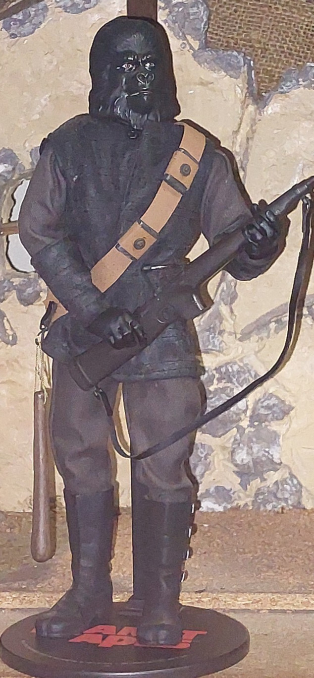 Sideshow Collectibles 1/6 PLANET OF THE APES Gorilla Soldier Ape Loose complete
