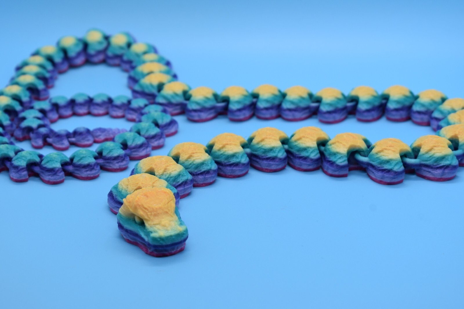 Articulated Snake – 44 inches long Rattle Snake Toy (TheJordansCompany)