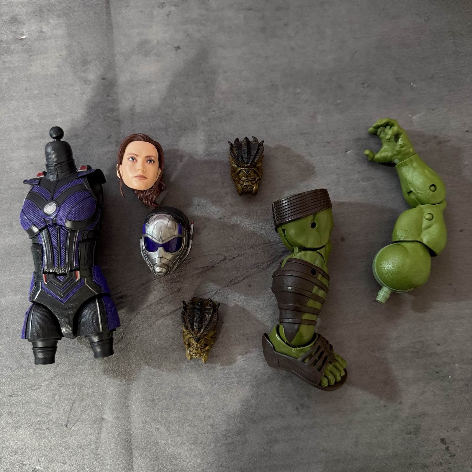 Marvel Legends BAF Parts Lot Cassie Lang Ant-Man Quantumania Hulk Cull Obsidian