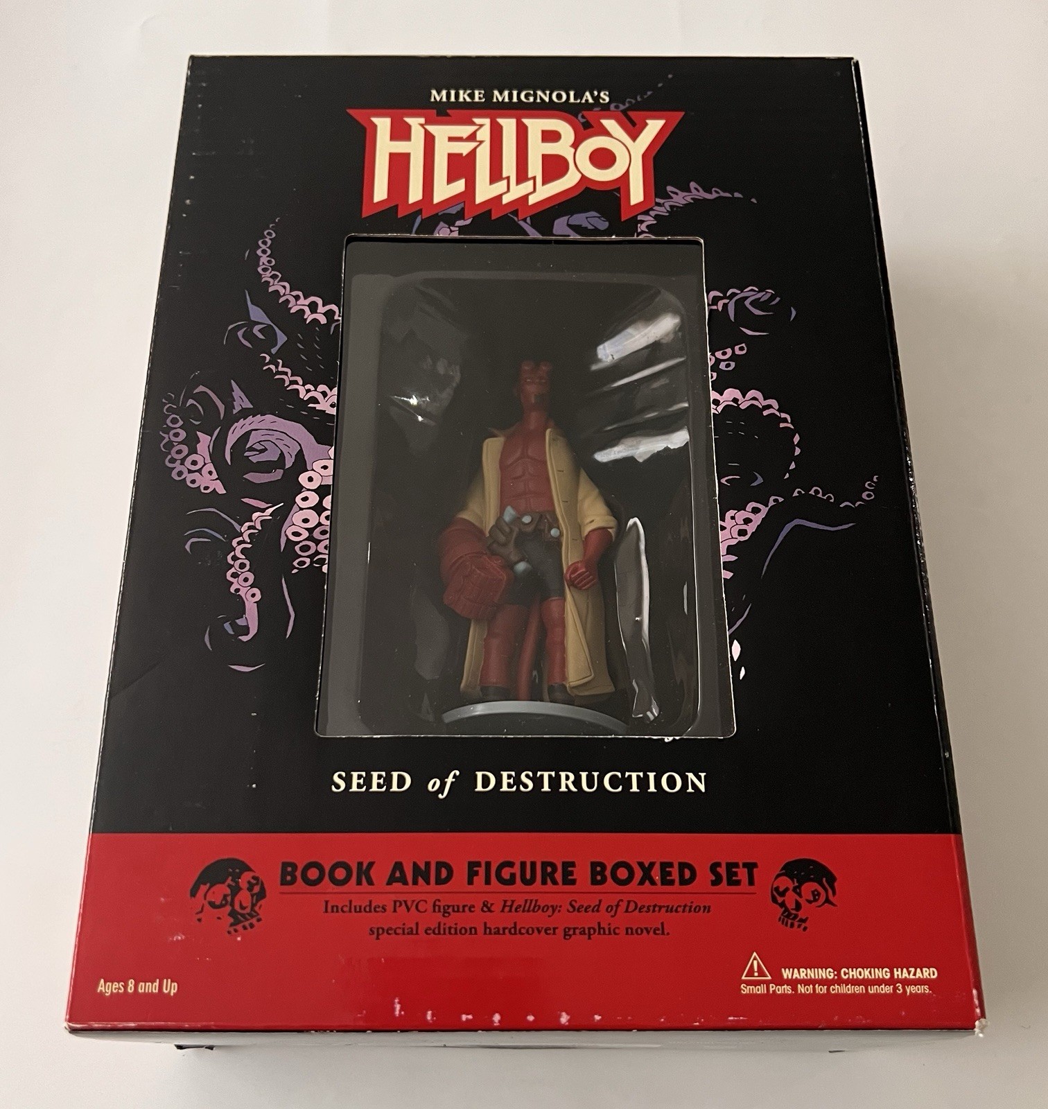 SIGNED x2 Guillermo Del Toro & Mike Mignola Hellboy Seed Of Destruction Box-Set