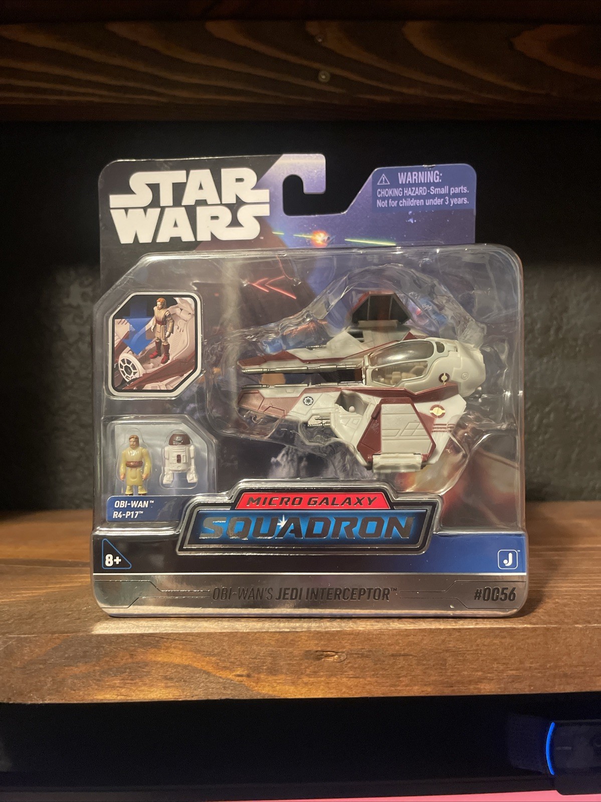 Star Wars Micro Galaxy Squadron Series 3 – Obi-WAN’s Jedi Interceptor #0056 NIB