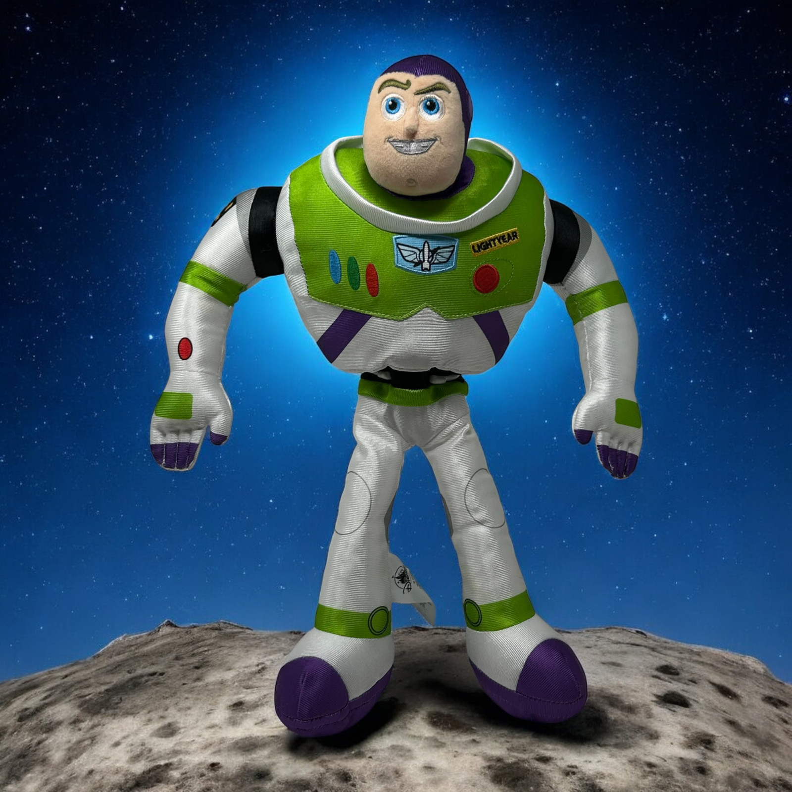 Disney Parks Pixar Buzz Lightyear 16&Prime; Inch Plush Soft Doll Toy Story Lightweight