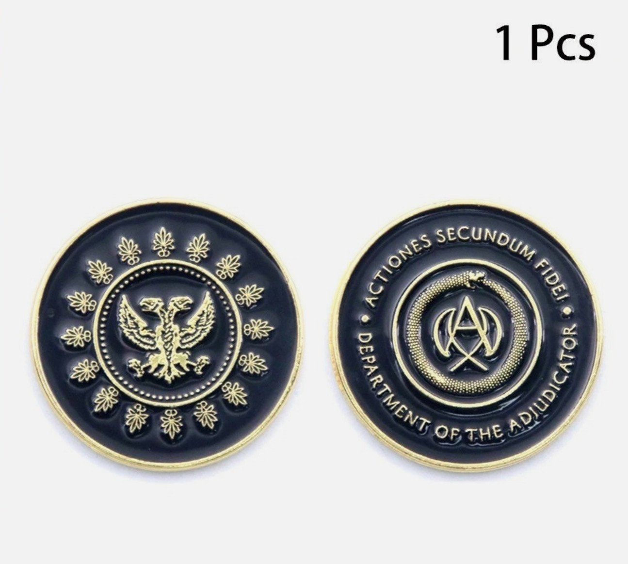 JOHN WICK CONTINENTAL ADJUDICATOR GOLD COINS HOTEL CARD COLLECTORS COSPLAY PROP