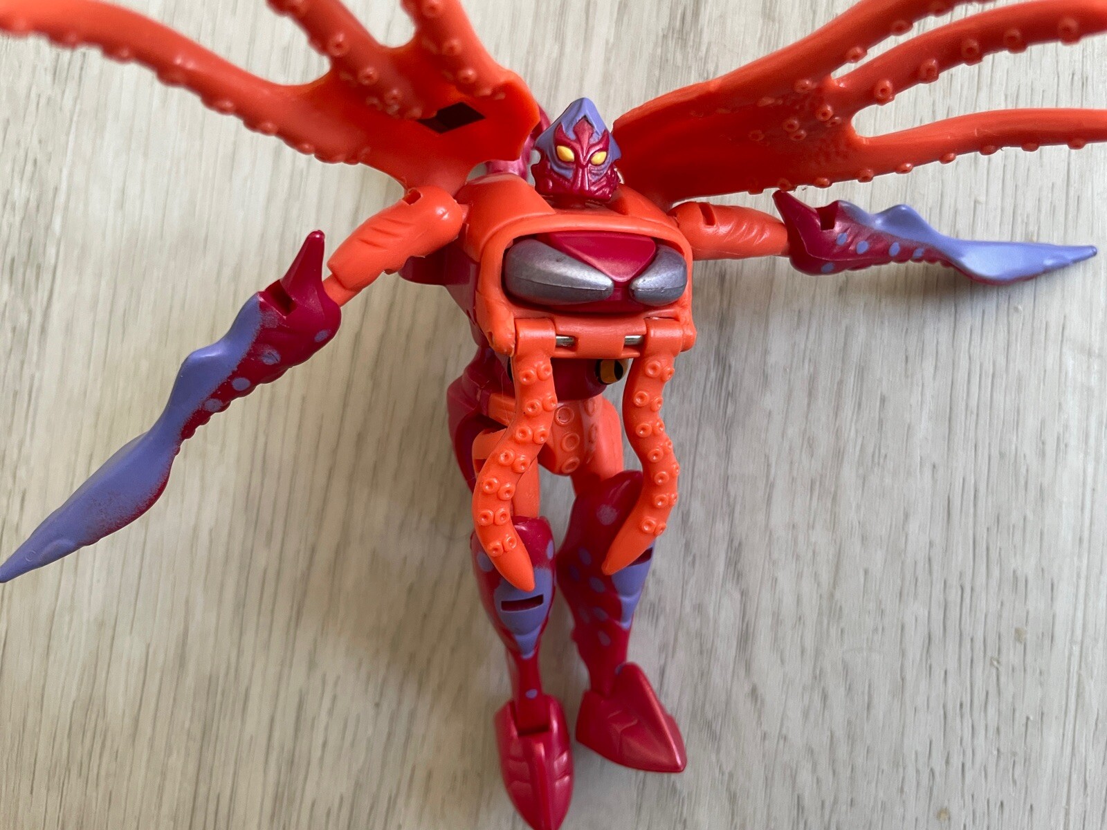 Claw Jaw Squid Transformers Beast Wars 1996 Hasbro Figure High Grade