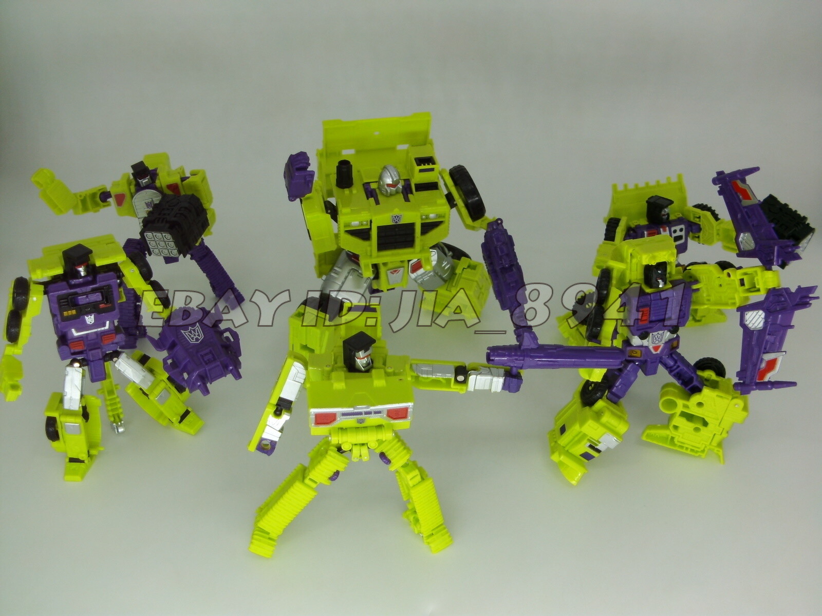 Deformabl Robot Devastator 6 In 1 Action Figure 12&Prime; Engineering Truck Toys NoBox