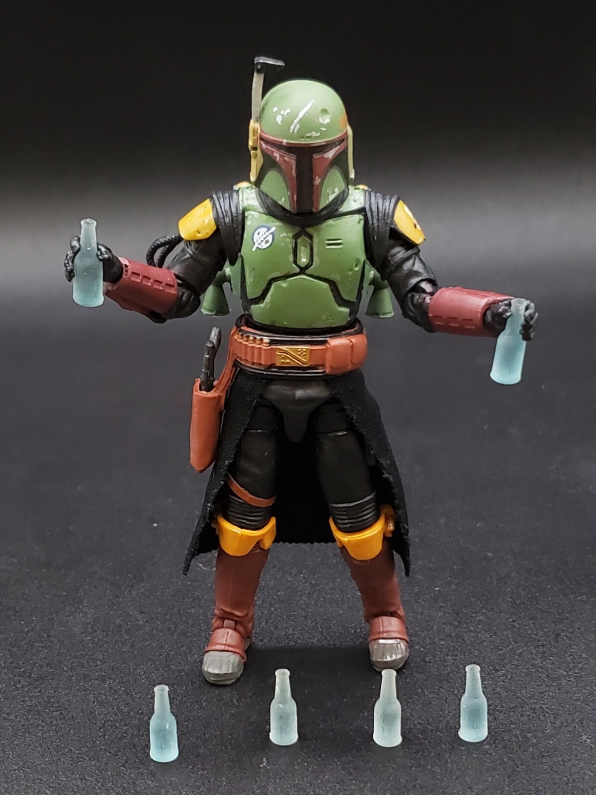 6 CUSTOM RESIN BLUE BOTTLE lot for 3.75  » STAR WARS FIGURE DIORAMA (M93)
