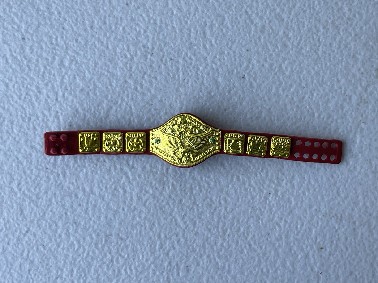Classic WWWF Championship Dusty WWE Title Belt Action Figure Accessory Mattel