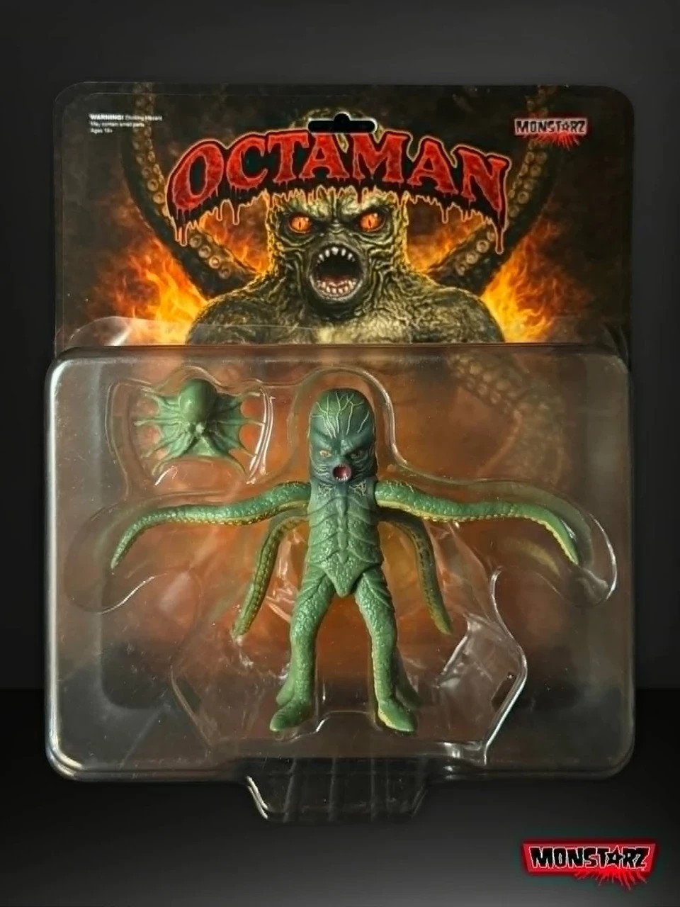Monstarz OCTAMAN 3.75&Prime; Scale Retro Action Figure Classic Horror Sci-Fi