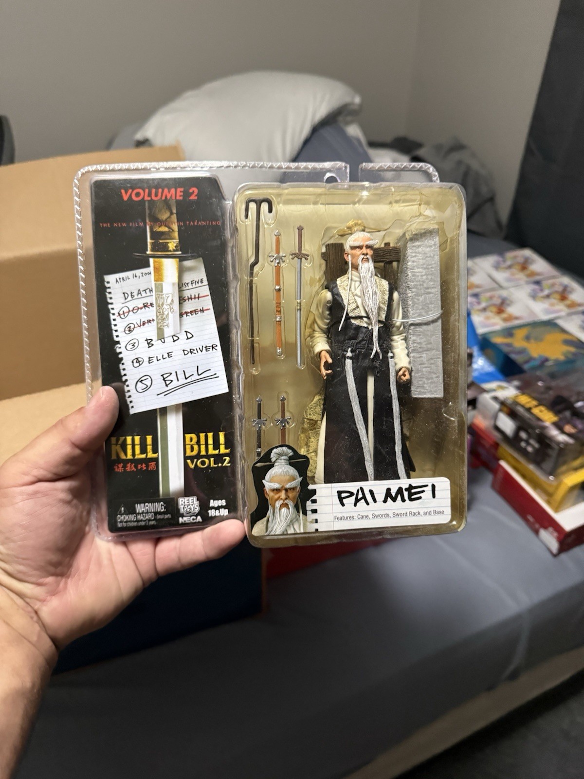 NECA 2005 Reel Toys Kill Bill Vol. 2 Pai Me 7&Prime; action figure NEW!