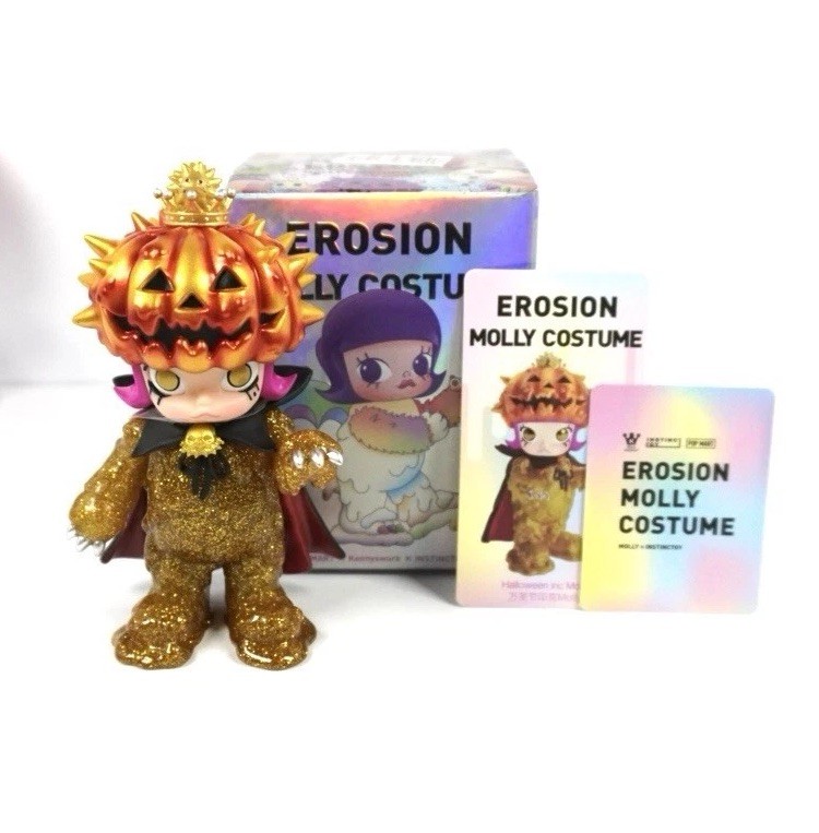 Pop Mart Instinctoy Erosion Molly Costume Halloween Inc Molly Figure Box Confirm