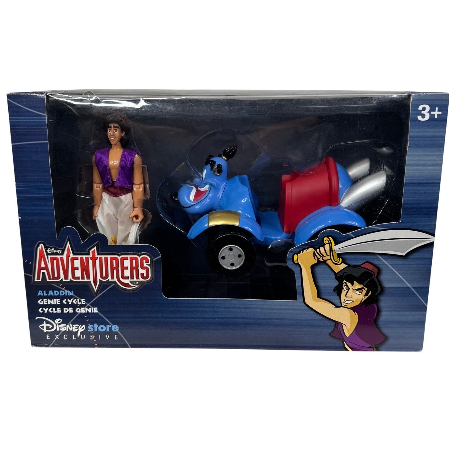 Disney Adventurers Aladdin Genie Cycle Disney Store Exclusive 1999