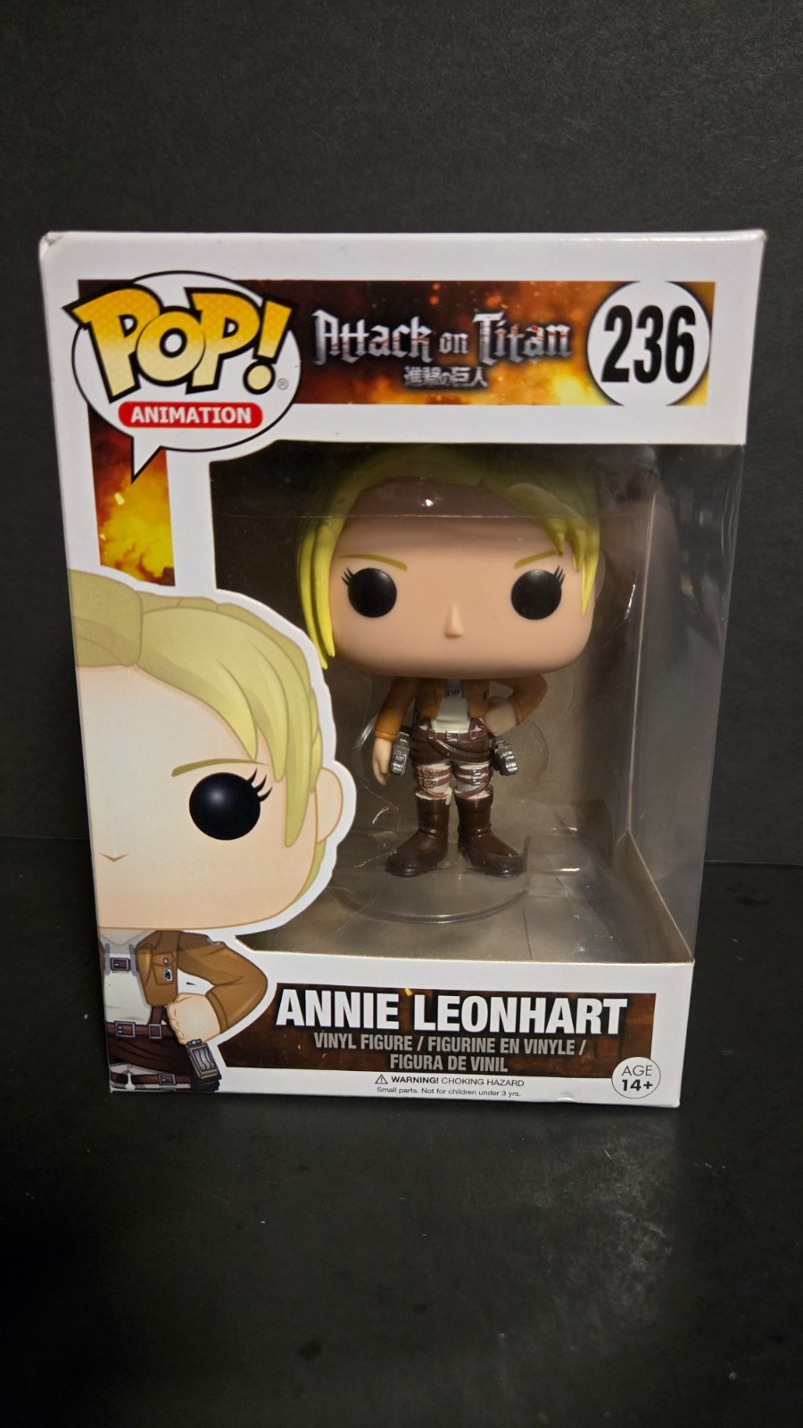 Funko Pop Vinyl Attack On Titan Annie Leonhart Figure #236 NIB