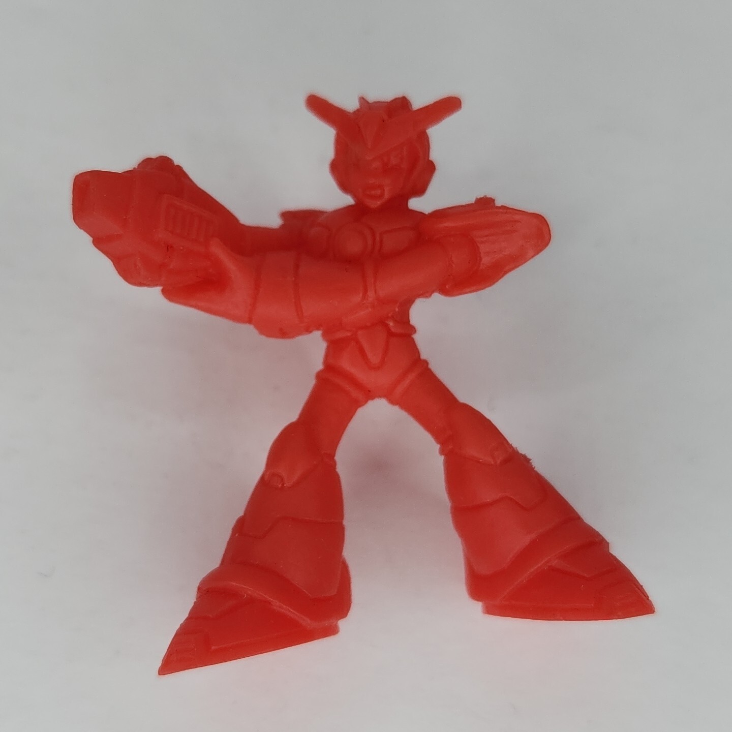 Mega Man Rockman 1.5&Prime; Mega Man X3 Red Rubber Keshi Mini Figure Bandai