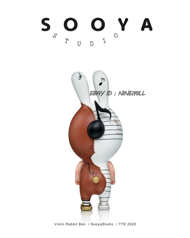 100% Genuine Sooya Studio Violin Rabbit Ban 2026 TTE Limited Edition Model