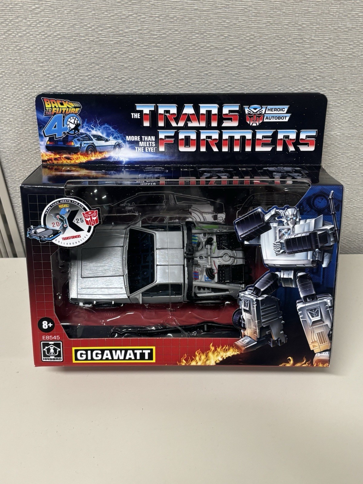 Transformers Back to the Future Delorean – Gigawatt (New/Sealed) 👍🏼