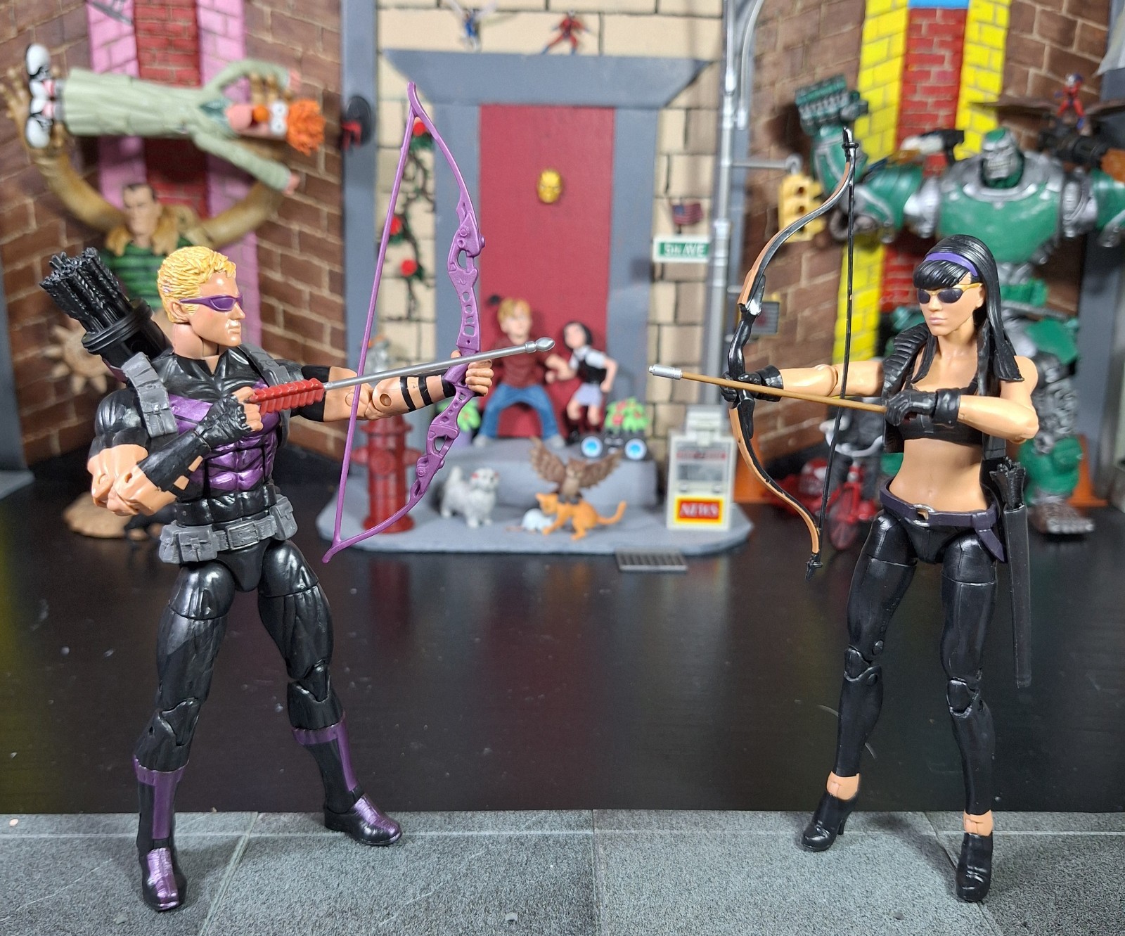Marvel Legends Custom Kate Bishop Hawkeye Lot Clint Barton