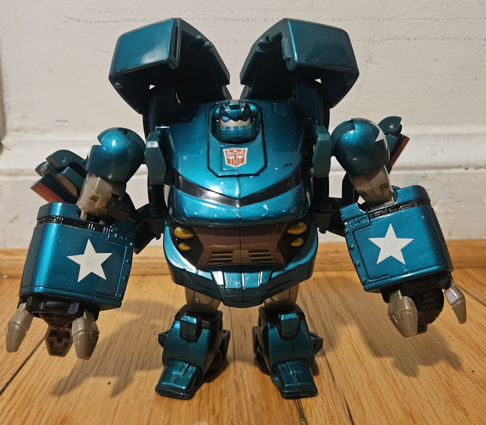 Transformers Animated Bulkhead TA-03 TakaraTomy Ironhide Japan Import COMPLETE