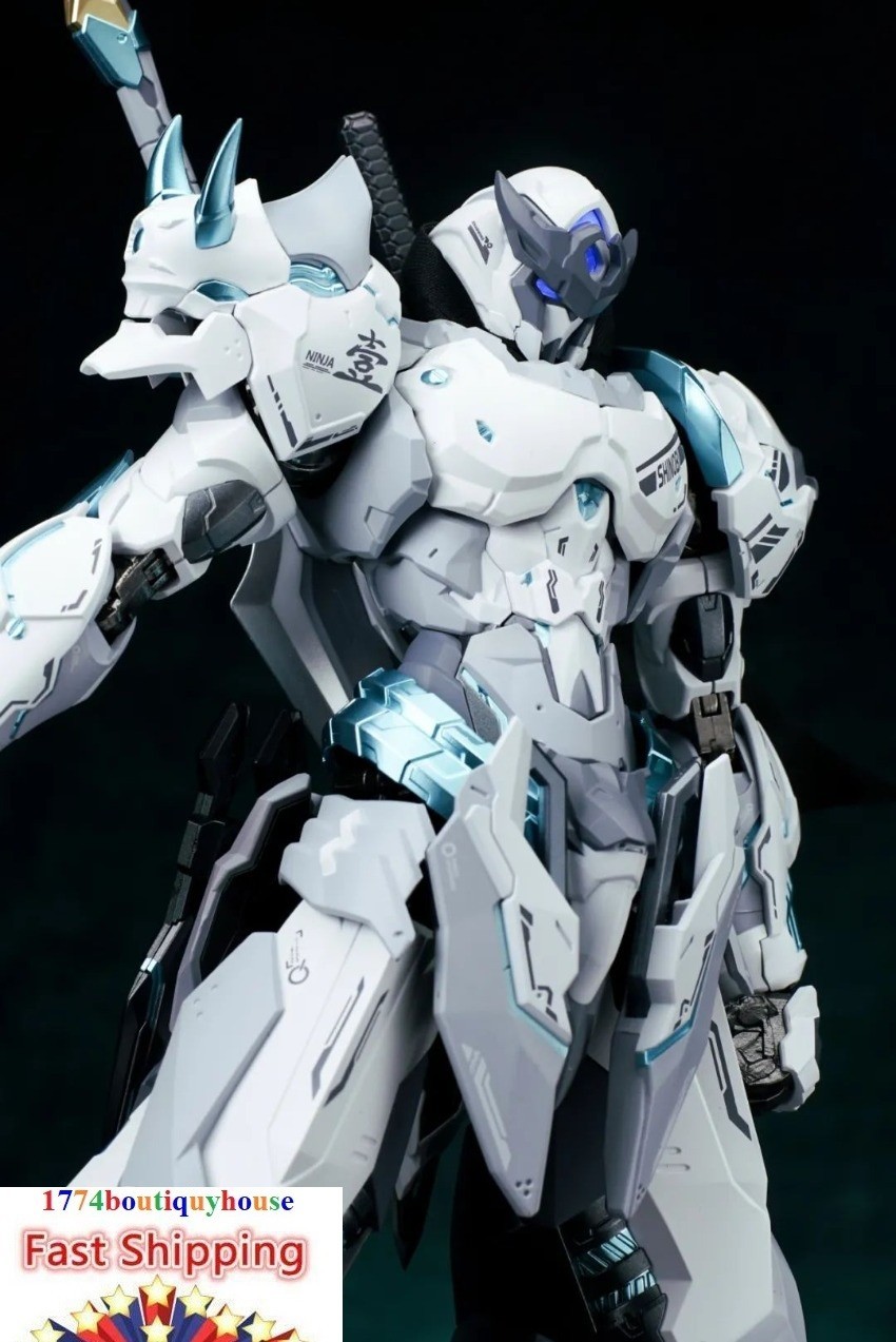 NEW box CANGDAO MODEL CD-07W White Ghost Mech ninja alloy toys 25cm USA SELLER