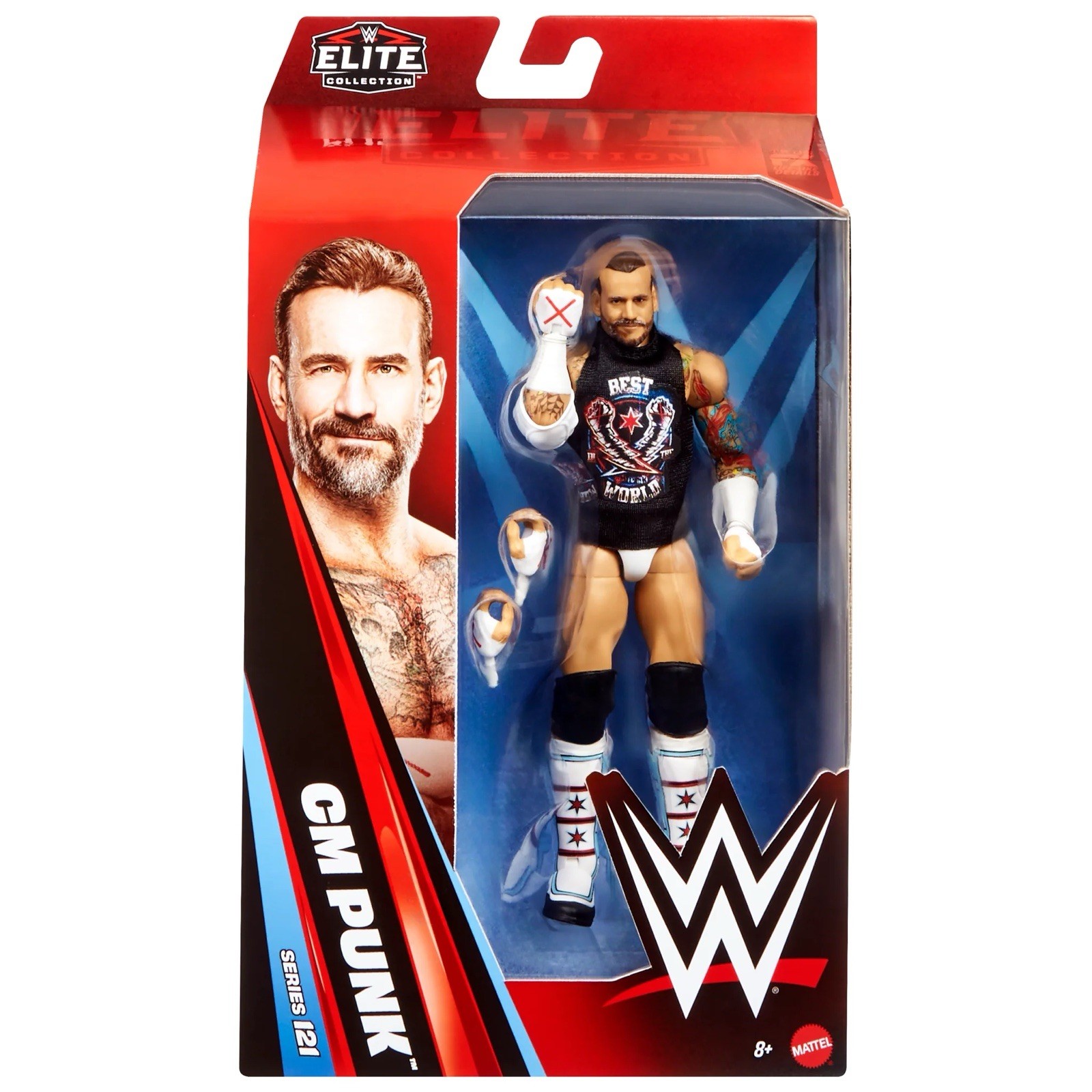 CM Punk WWE Mattel Elite Series #121 Wrestling Action Figure