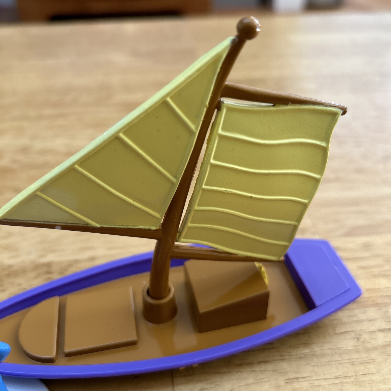 Vintage Stuart Little With Sailboat PVC Toy Figure Cake Topper New