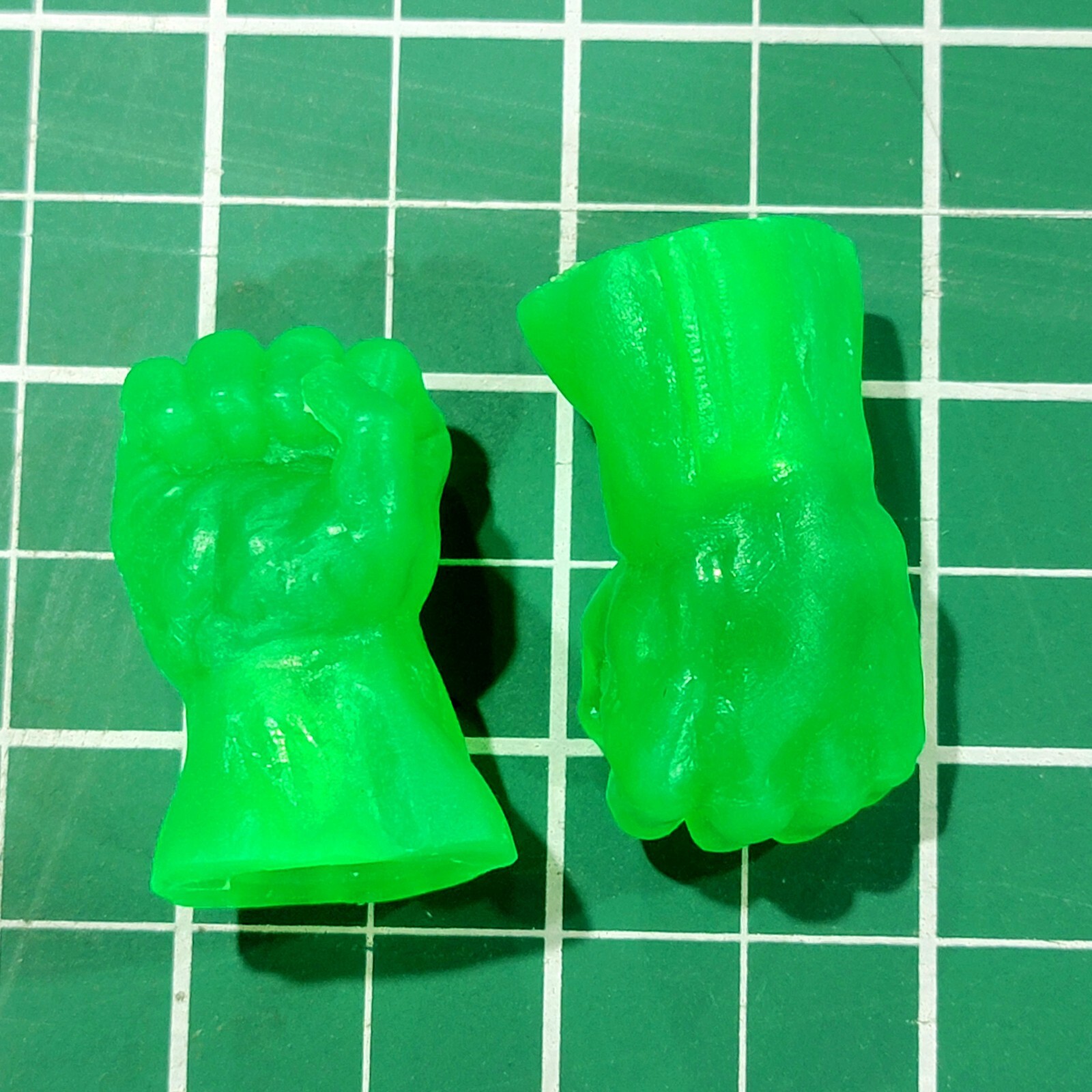 Custom Resin Giant Fists Constructs for 6in. scale figure 1:12 Green Lantern