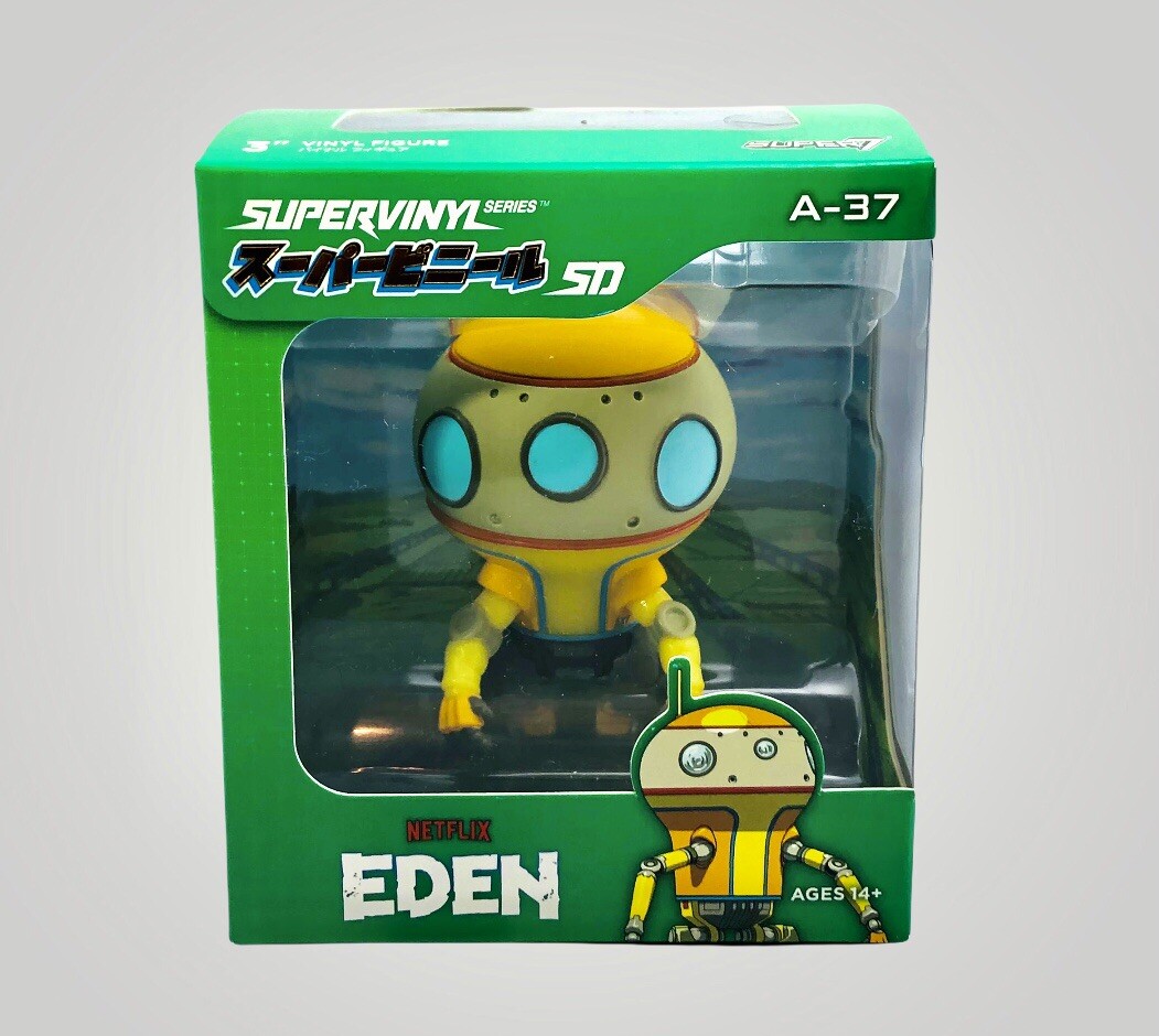 Super7 EDEN Supervinyl 3&Prime; Mini Figures COMPLETE lot of 4 Netflix Anime