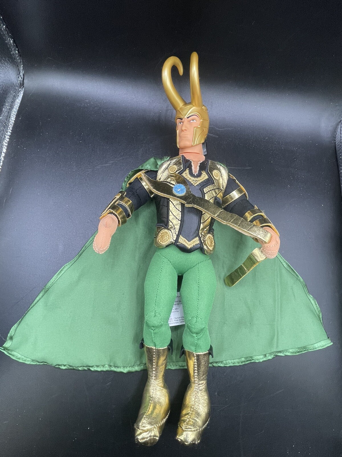 Ringling Bros Barnum Bailey Circus Marvel Loki Souvenir Plush Plastic Head Doll