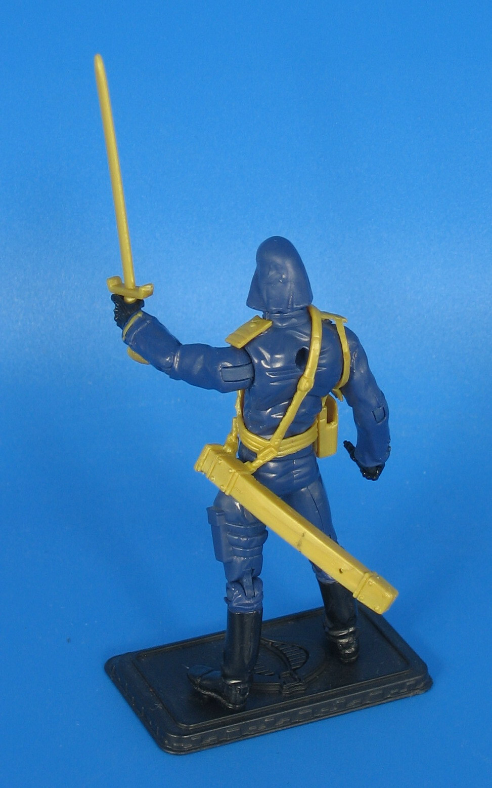 GI Joe Cobra Commander 4&Prime; Action Figure 2013 Blue Loose Hasbro POC 25th Basic