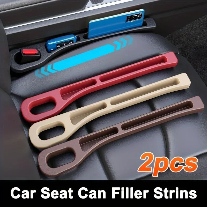 2pcs Pair Universal Car Seat Gap Plug Strip Side Seam Car Gap Filler Leak Proof