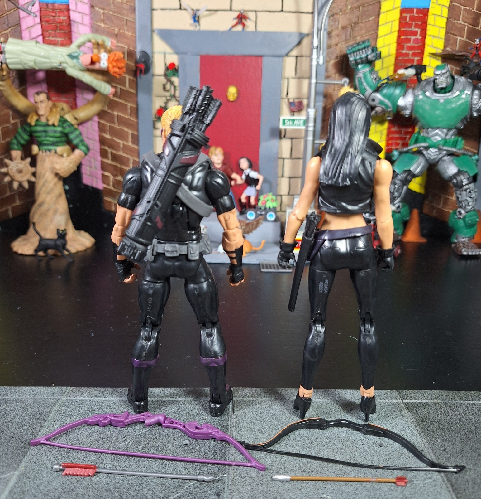 Marvel Legends Custom Kate Bishop Hawkeye Lot Clint Barton