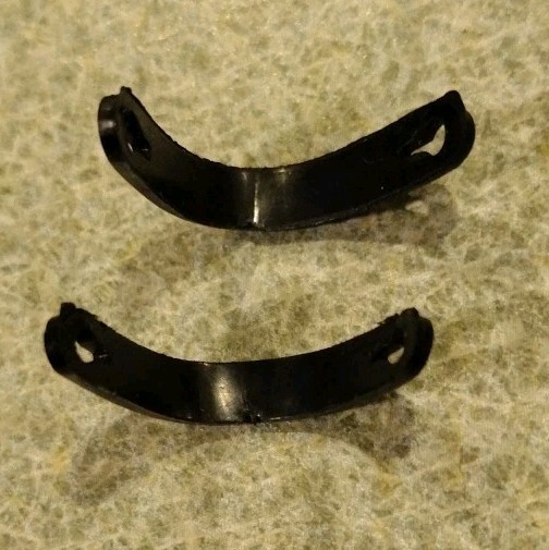 1960&rsquo;s-70&rsquo;s Marx Johnny West General Custer Maddox Black Pair Spur Straps Nice