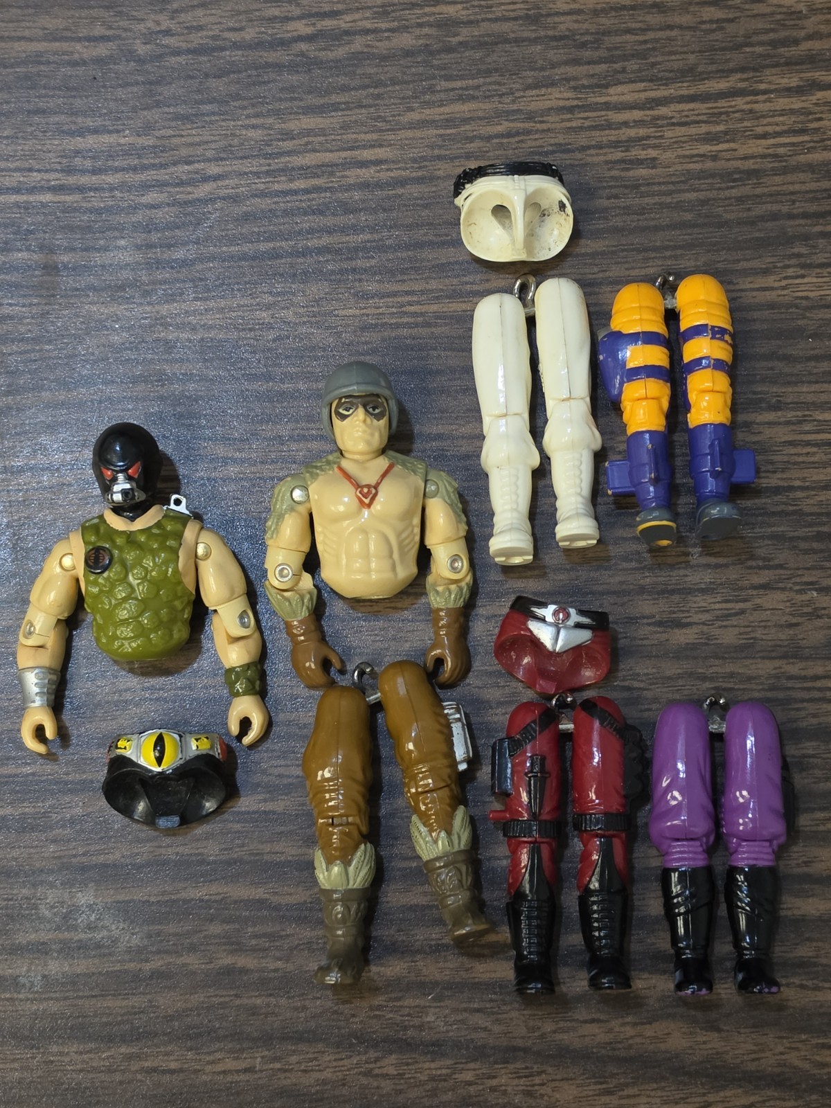 Vintage Lot Of G.I. Joe Body Parts And Appendages