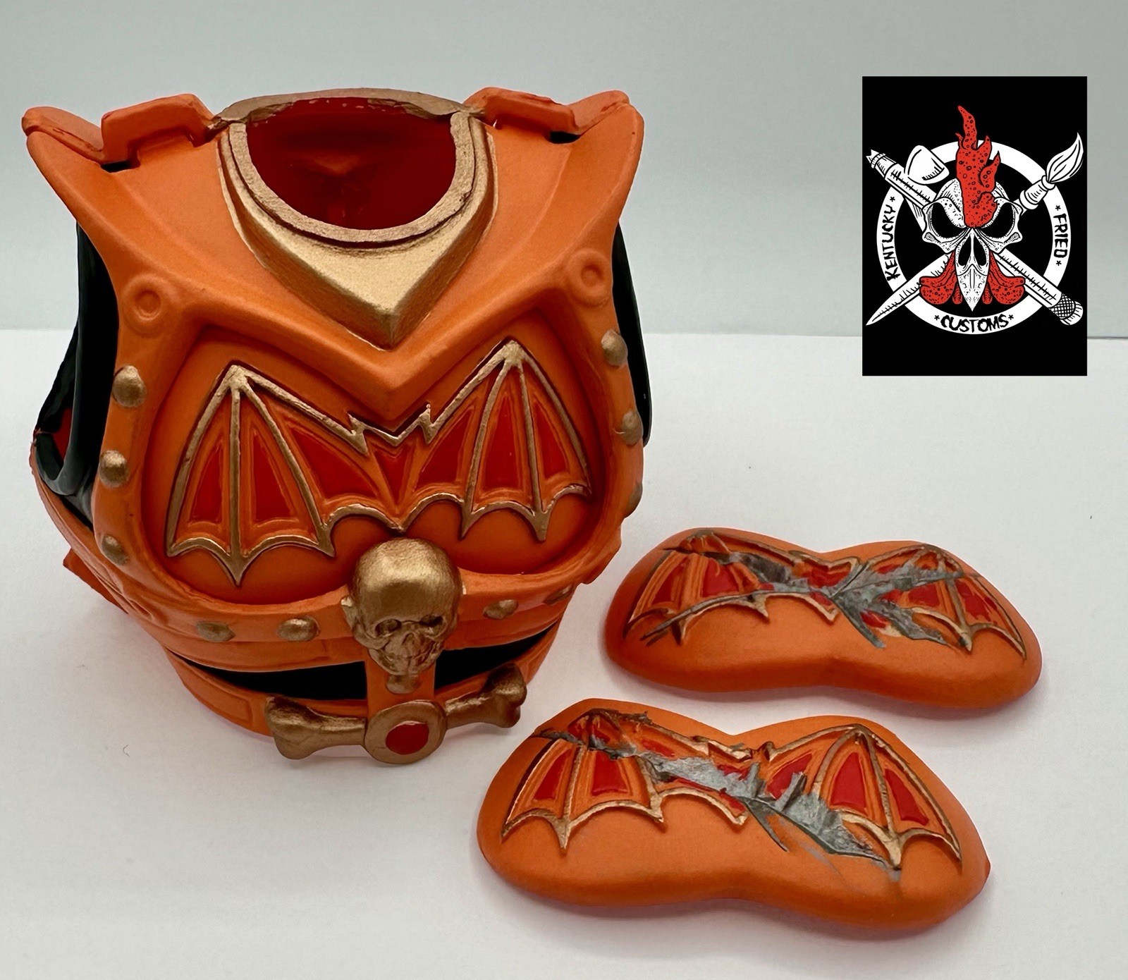 Compatible MOTU Classics HE-MAN FAKER BATTLE ARMOR CUSTOM SET