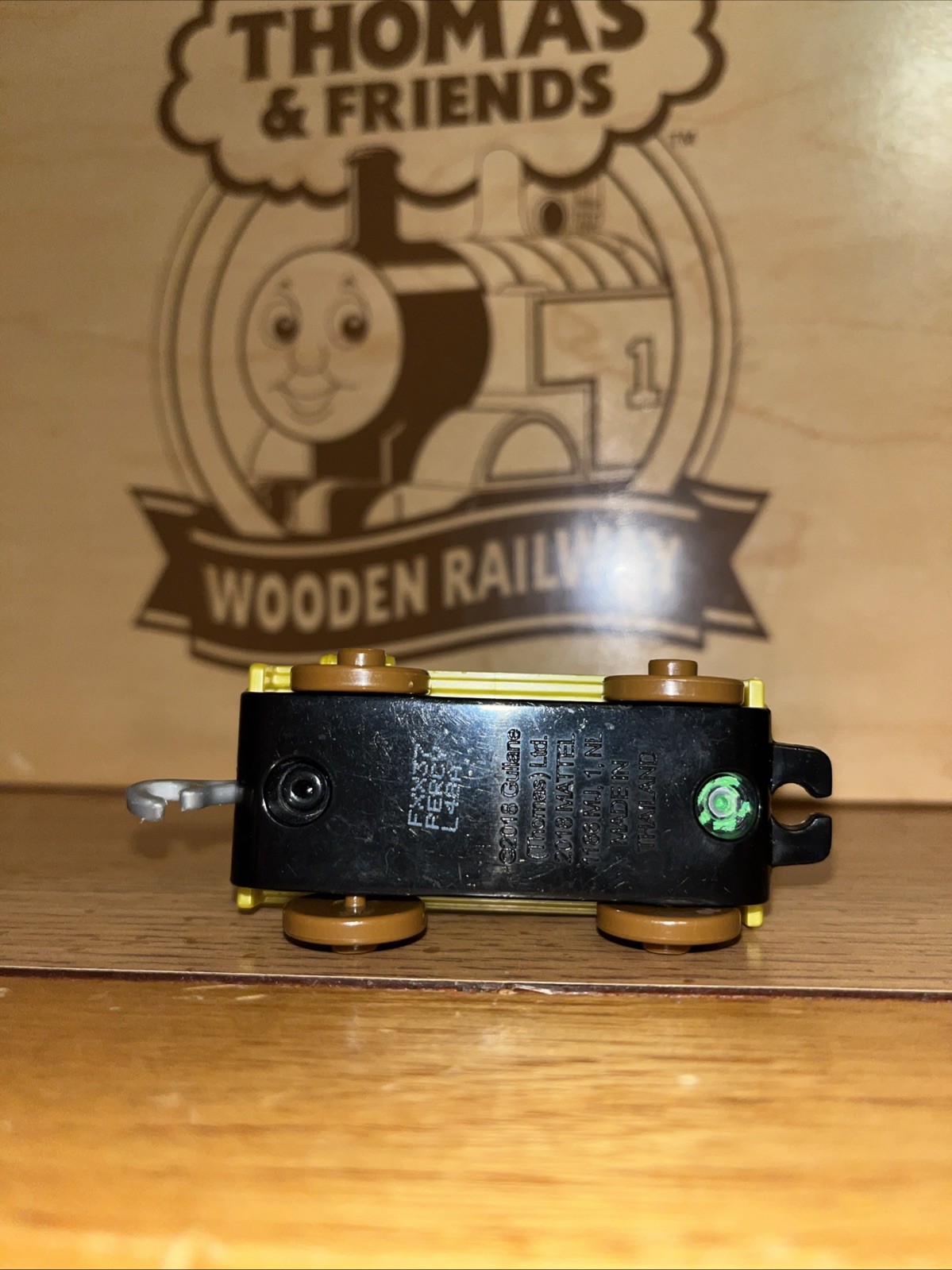 PERCY Australia! THOMAS FRIENDS TRAIN TRACKMASTER DIECAST PUSH ALONG – PLAYWORN