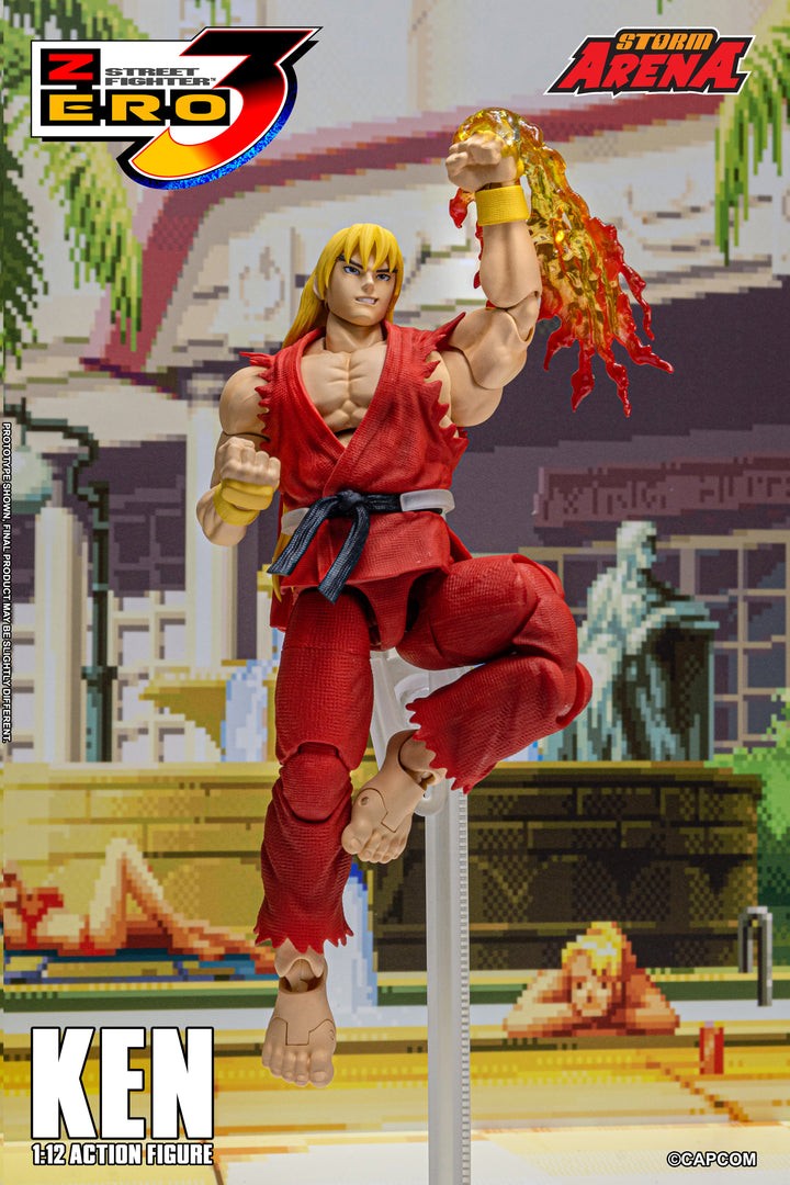 Storm Arena Collectibles 1/12 Ken Action Figure (Street Fighter Zero Alpha 3)