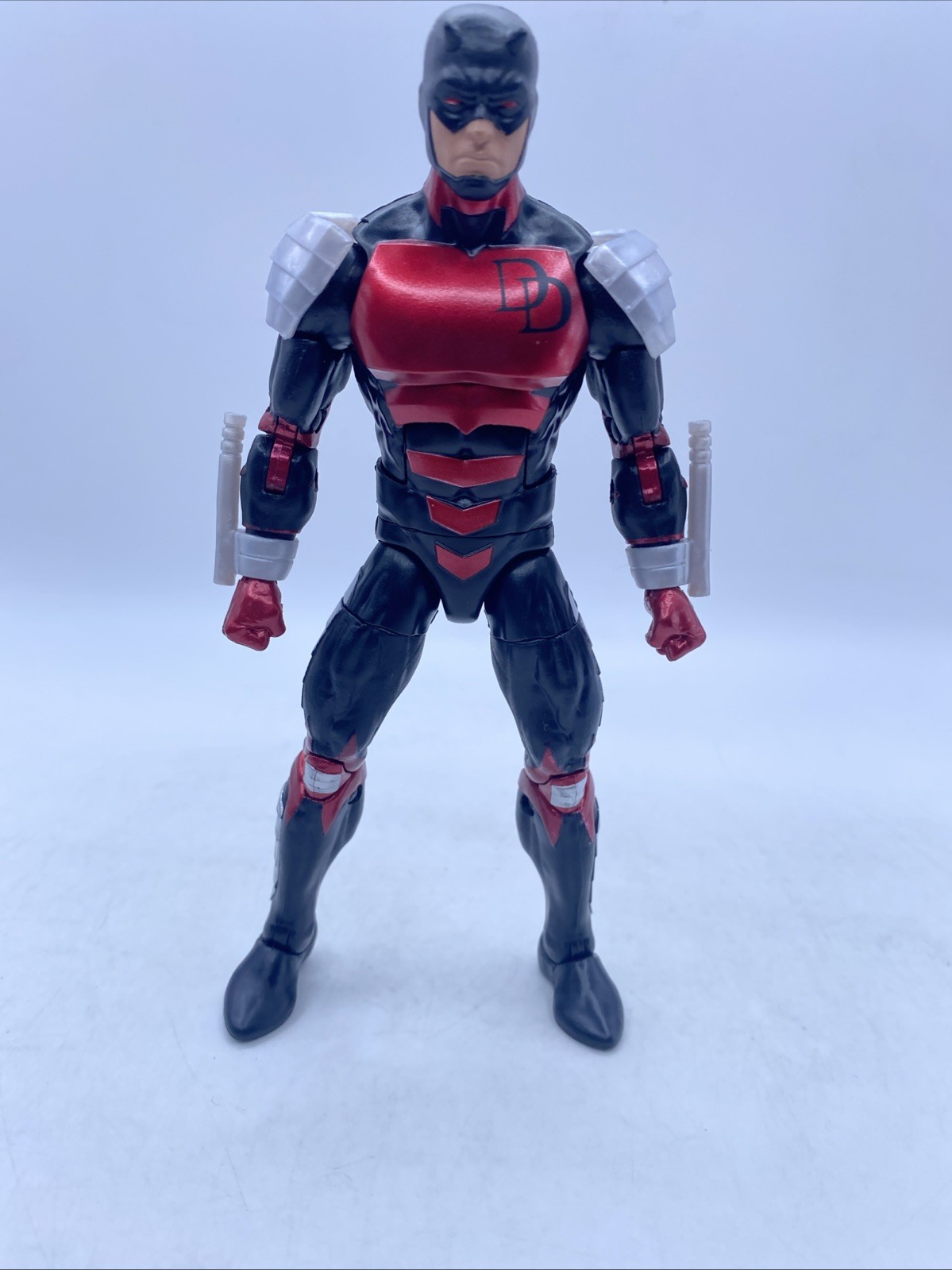 Marvel Legends 2020 Retro Card Armored Daredevil 6-inch Figure INCOMPLETE