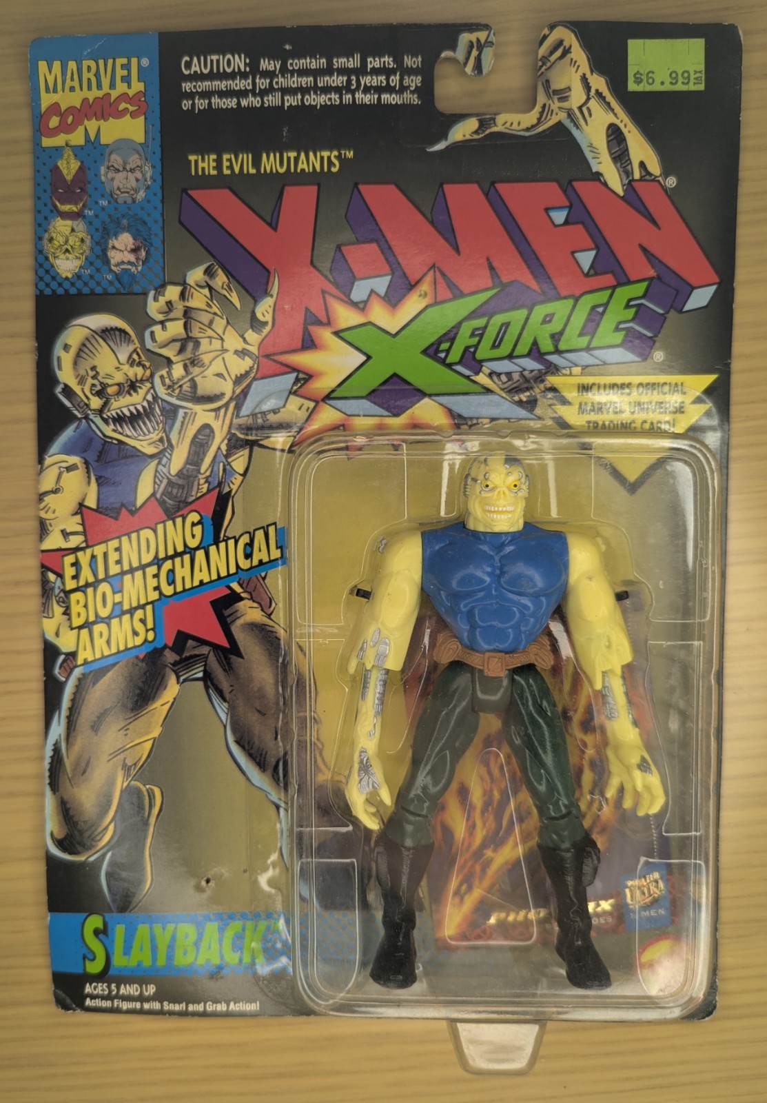 1994 Marvel Comics X-Men X-Force Slayback Action Figure Toy Biz NIB New Mutants