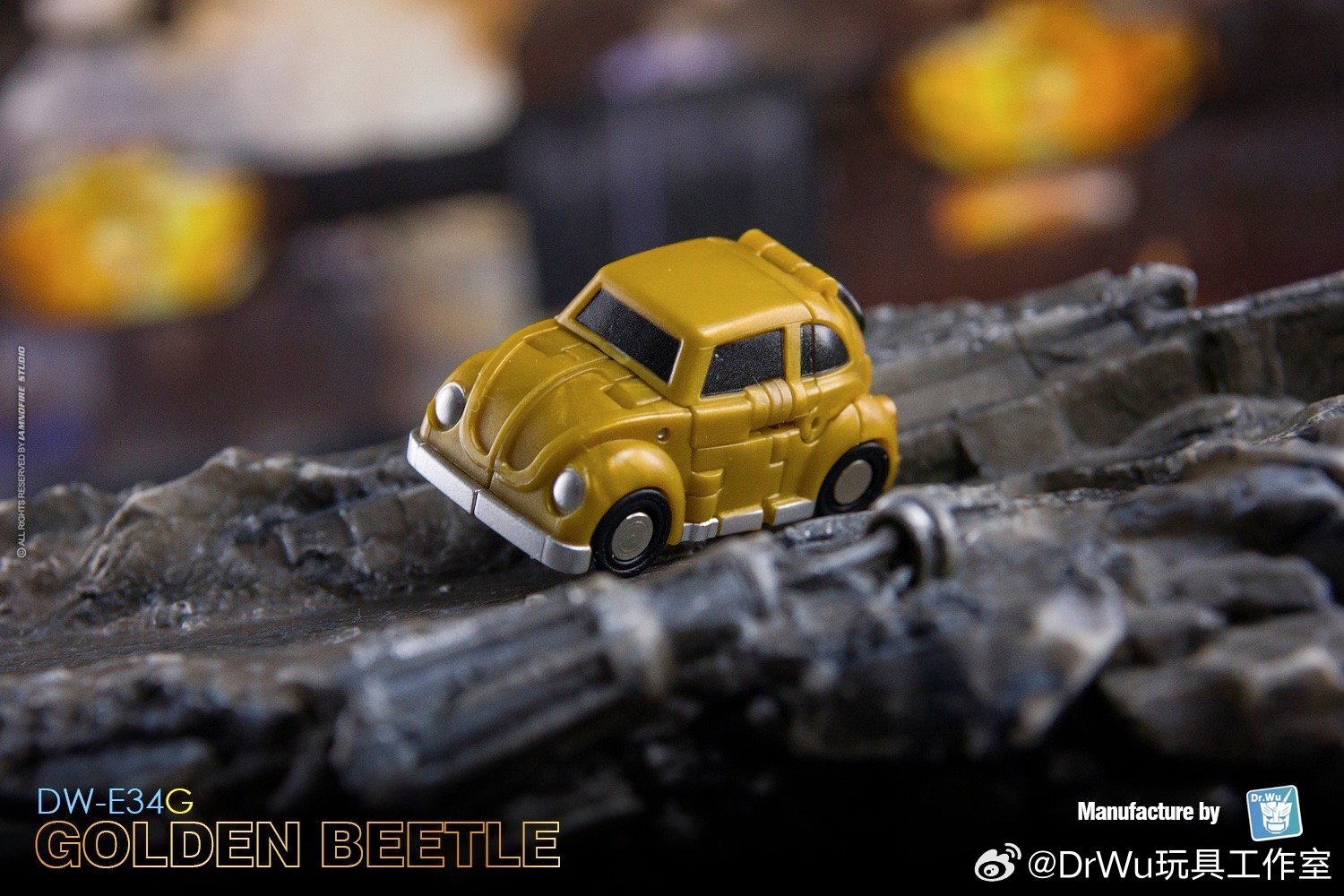 DR.WU DW-E35 Wingman DW-E34 Wasp E34G GOLDEN BEETLE MINI Robot 4.5-6 cm Figure