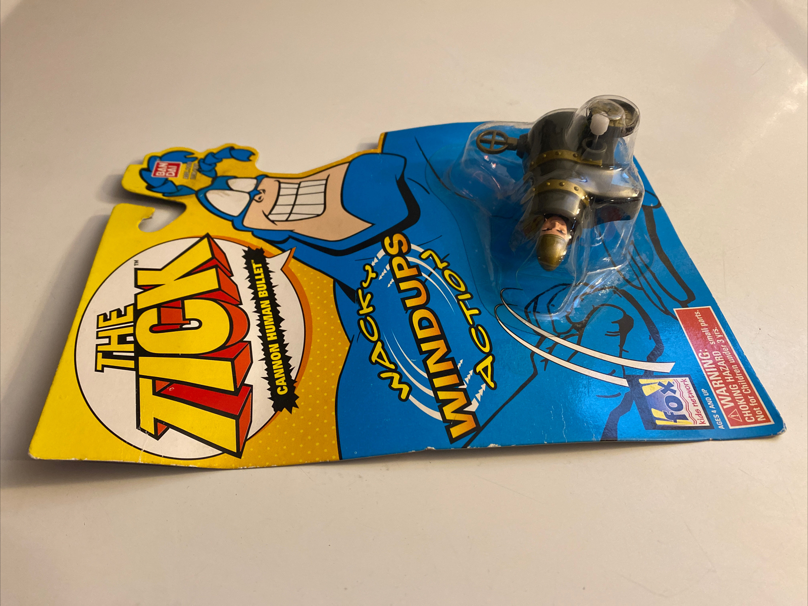 The Tick Wacky Windups Action Cannon Human Bullet 1995 Bandai Sealed New