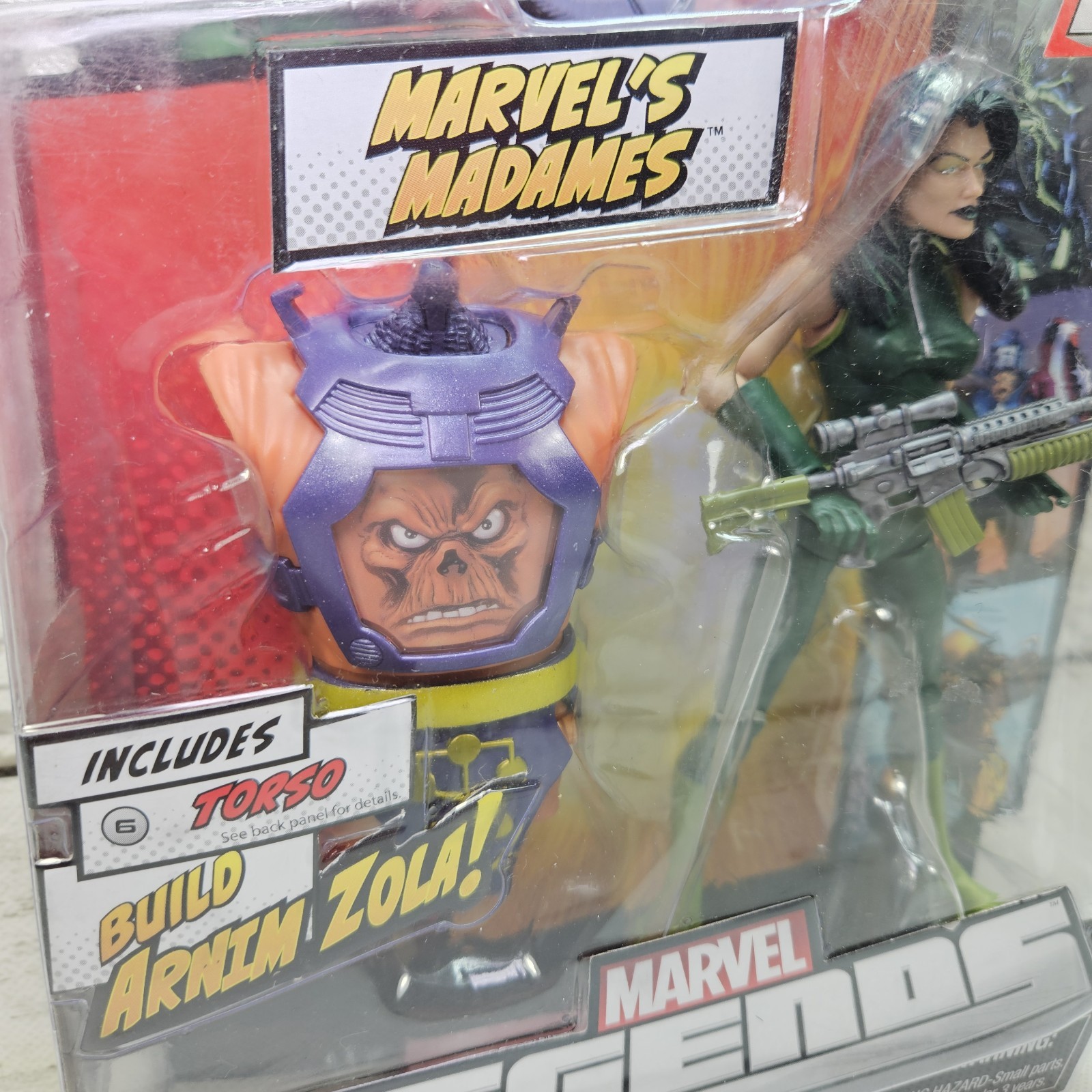 Hasbro Marvel Legends Madame Viper Hydra 2011 Arnim Zola Series 6&Prime; Figure Read